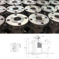 Válvula de bola de brida de almohadilla ISO5211 de acero inoxidable ANSI